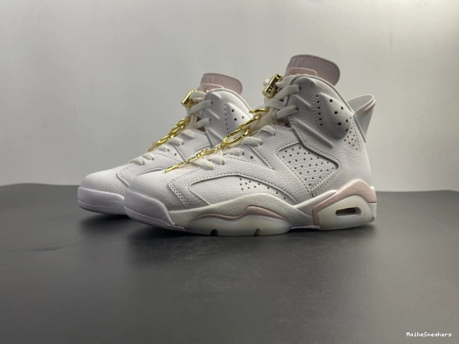 MaikeSneakers Gold Jordan DH9696-100 Air 6 Retro (W) Hoops 0716